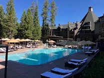 Two outdoor pools and a high-end slopeside spa