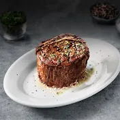 Signature butter-topped sizzling steaks
