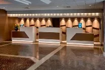 Shuttle service to nearby business facilities