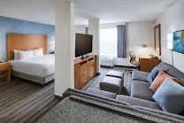 Spacious all-suite rooms with full kitchens and balconies