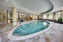 Indoor pool and gym facilities