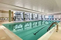 Indoor heated pool and 24-hour gym
