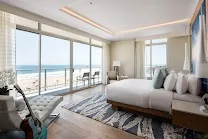 Contemporary coastal design with spacious, well-appointed rooms