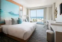Prime beachfront setting across from Huntington Beach
