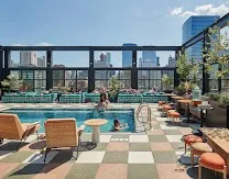 Rooftop Pool with City Views