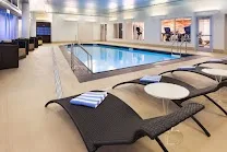 Small indoor pool and fitness center