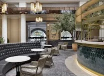 Stunning circular bar in the foyer