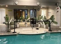 Indoor pool and sports bar