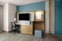 Rooms equipped with light workout gear