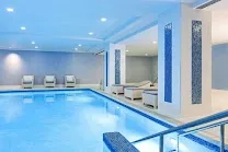 Heated indoor pool and full-service spa