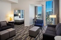 Spacious suites with balconies