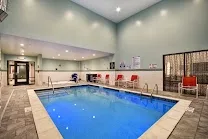 Clean, well-maintained pool with generous hours