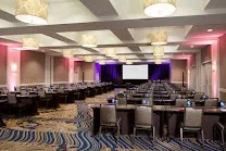 Indoor pool and meeting spaces