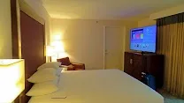 Atrium suites with separate sleeping areas