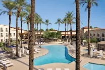 Resort-style outdoor pool
