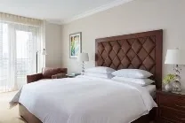 Corner rooms with city views and natural light