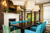 Airy restaurant and relaxing bar area