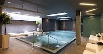 Heated indoor pool, sauna, and steam room