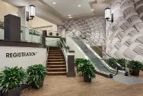Airy, multi-level atrium
