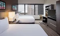 Suites with full kitchens and apartment-style layouts