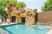 Outdoor pool for relaxation and socializing