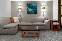 Spacious rooms with separate lounging areas