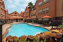 Outdoor pool and free shuttle service