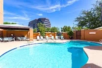 Outdoor pool for relaxation and casual gatherings