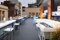 Upscale brasserie and absinthe bar