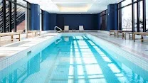 Indoor saltwater lap pool