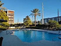 Heated outdoor pool