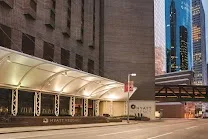 Central downtown setting near theaters and offices