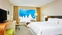 Runway-facing rooms