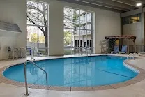 Indoor pool and full-service restaurant