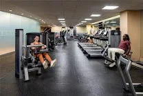 Fitness center and indoor pool