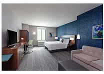 All-suite rooms with sofabeds
