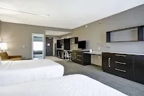 Spacious suites with kitchenettes