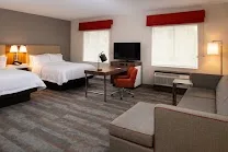 Spacious rooms with elevated shower heads