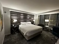 Spacious, modern rooms with mini fridge and coffee maker