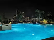 Rooftop heated swimming pool