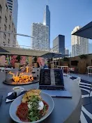 Terrace bar with city views