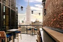 Spyglass rooftop bar with Empire State Building views