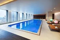Indoor pool and 24-hour gym