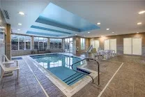 Indoor swimming pool for guest relaxation