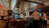 Chic lounge bars and sushi bar