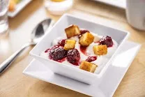 Varied and fresh breakfast selection