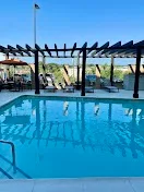 Outdoor pool for relaxation