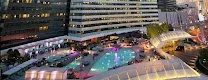 Outdoor pool for relaxation away from casino bustle