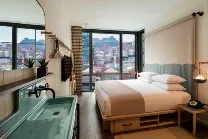 Compact yet thoughtfully designed rooms