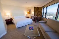 Spacious rooms with impressive city views
